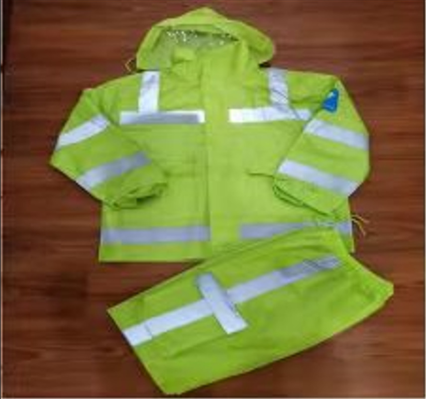 環(huán)衛(wèi)工雨衣工作服勞保服分體雙層反光熒光綠雨衣市政掃地清潔工